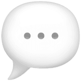 Speech balloon emoji