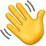 Winkende Hand Emoji