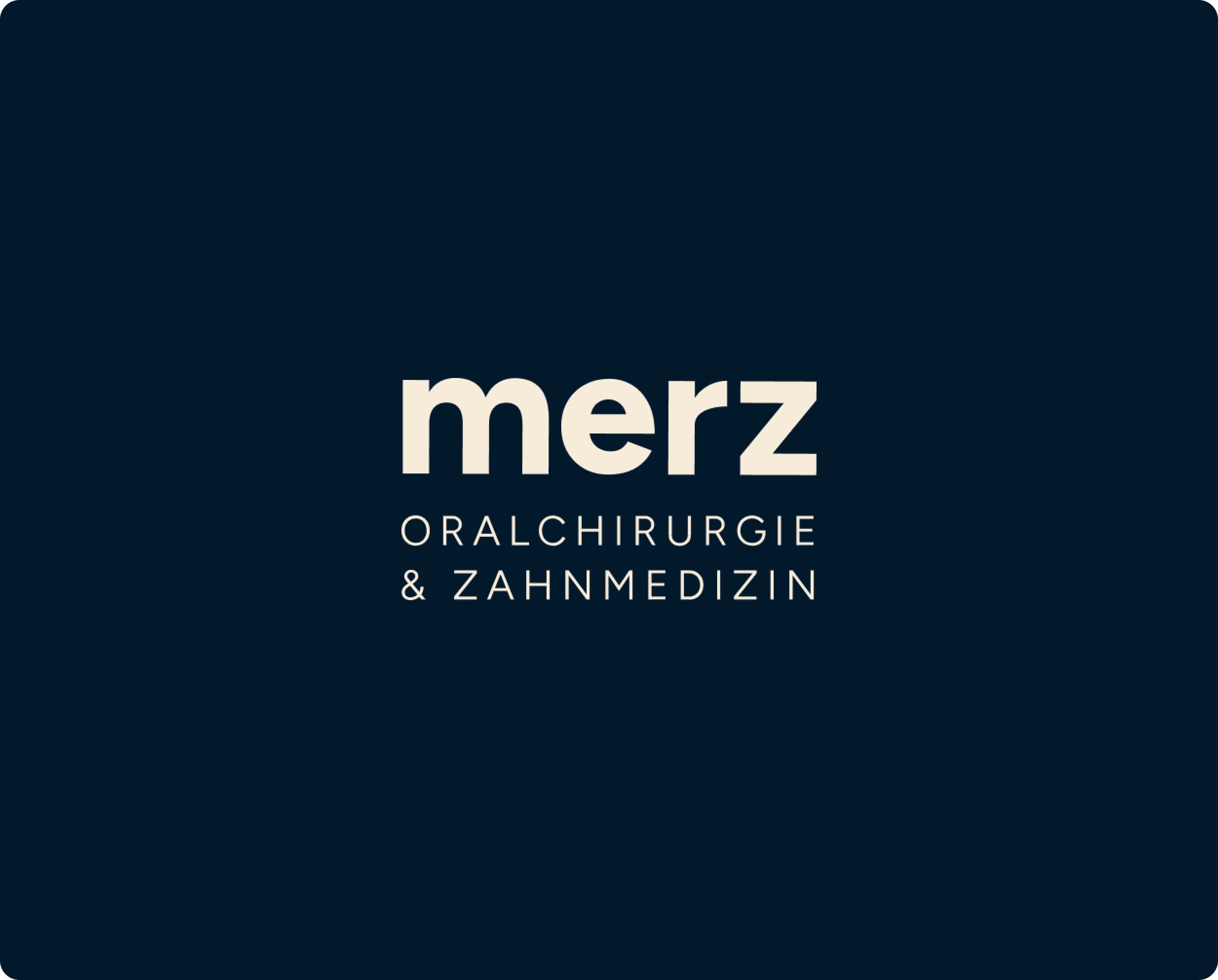 Logo of the Merz Dental Practice